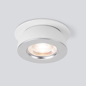 Встраиваемый светильник Elektrostandard Pruno Pruno белый/серебро 8W 4200К (25080/LED)