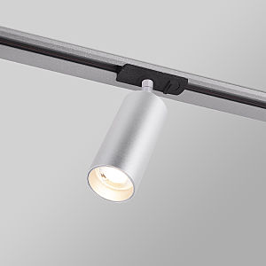 Трековый светильник Elektrostandard Diffe Diffe серебряный 10W 4200K (85152/01) однофазный