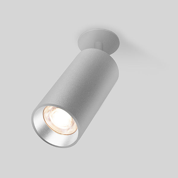 Встраиваемый светильник Elektrostandard Diffe Diffe серебряный 15W 4200K (25066/LED)