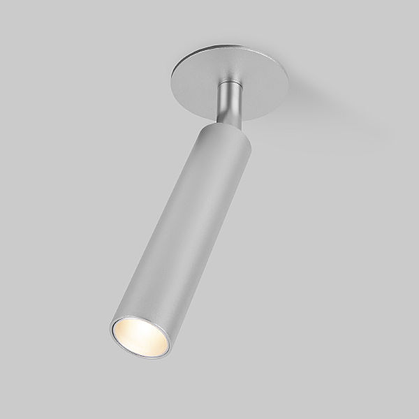 Встраиваемый светильник Elektrostandard Diffe Diffe серебряный 5W 4200K (25027/LED)