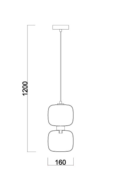 Светильник подвесной Freya Lumen FR5215PL-01BS