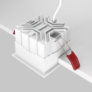 Встраиваемый светильник Maytoni Alfa LED DL043-01-15W3K-D-SQ-WB