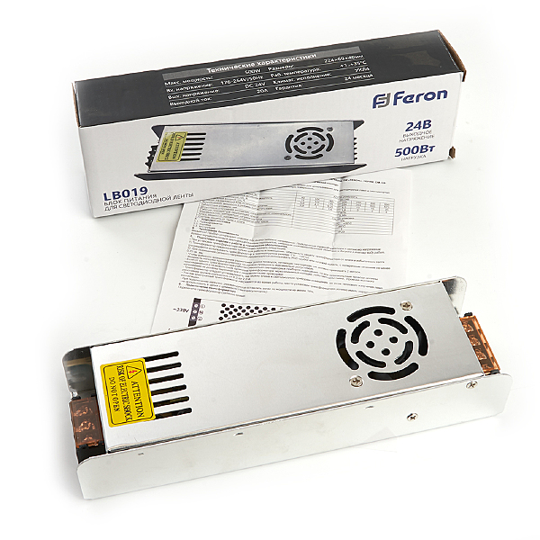 Трансформатор электронный для светодиодной ленты Feron lb019 48049