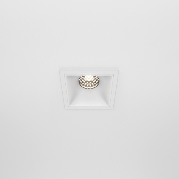 Встраиваемый светильник Maytoni Alfa Led DL043-01-10W4K-SQ-W