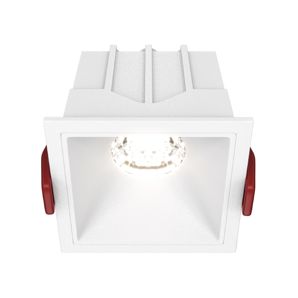 Встраиваемый светильник Maytoni Alfa Led DL043-01-10W4K-SQ-W