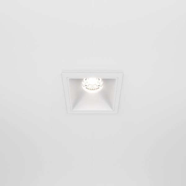 Встраиваемый светильник Maytoni Alfa Led DL043-01-10W4K-SQ-W