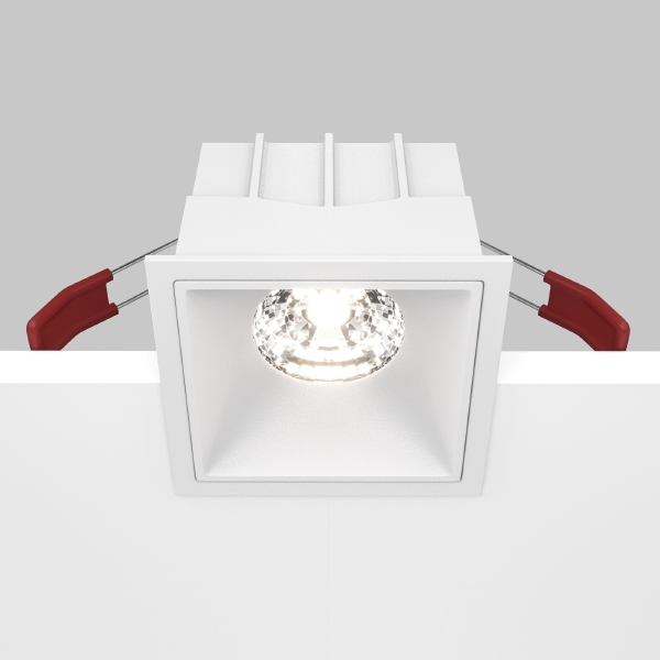 Встраиваемый светильник Maytoni Alfa Led DL043-01-15W4K-D-SQ-W