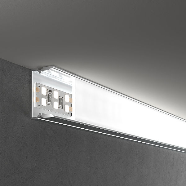 Профиль Elektrostandard LL-2-ALP018 Накладной алюминиевый профиль для LED ленты (под ленту до 18,5mm)
