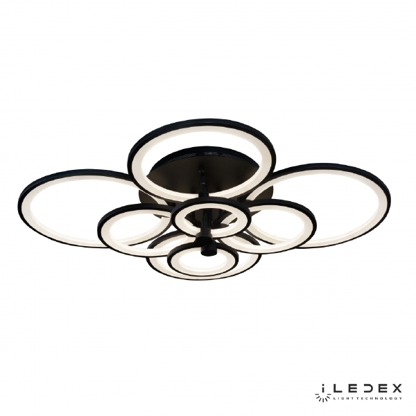 Потолочная люстра ILedex Ring A001/8 BK