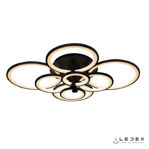 Потолочная люстра ILedex Ring A001/8 BK