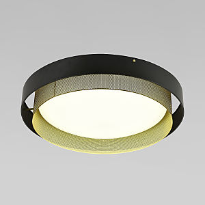 Светильник потолочный Eurosvet Imperio 90287/1 чёрный/золото Smart