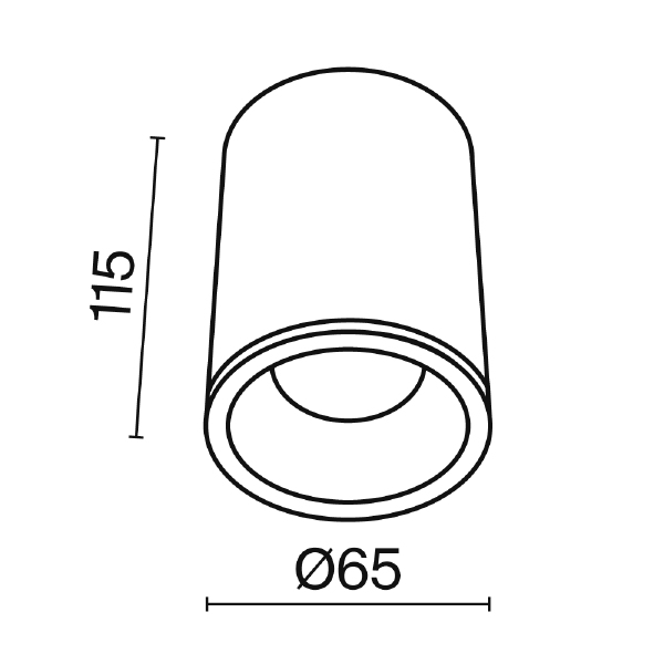 Накладной светильник Maytoni Zoom C029CL-01-S-B