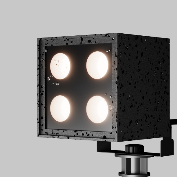 Грунтовый светильник Maytoni Ares O309FL-L8B3K