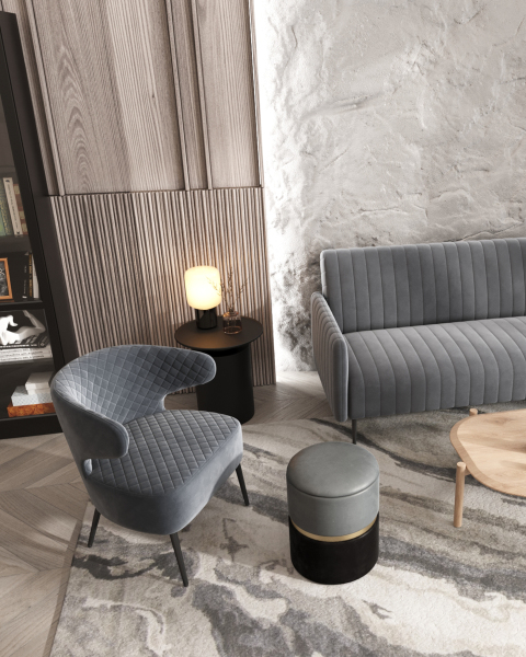 Пуфик Stool Group Кэрри 19A060VA-8167-55/70
