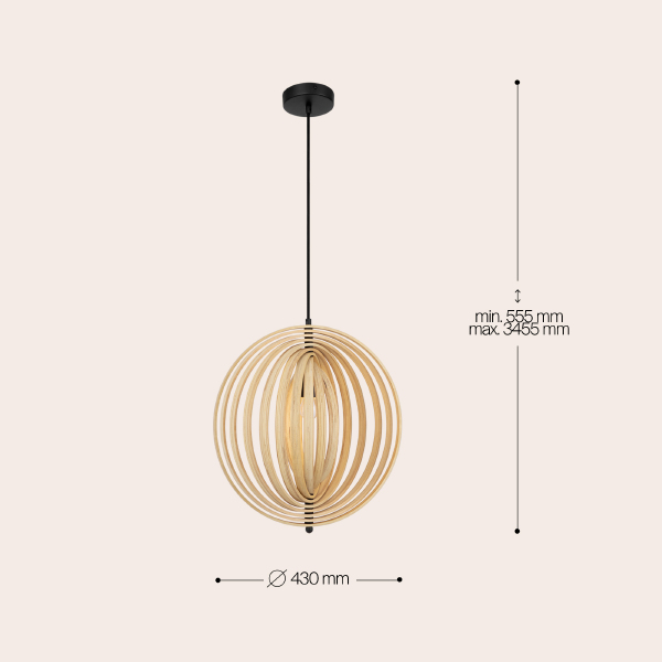 Светильник подвесной Maytoni Roots MOD197PL-01W