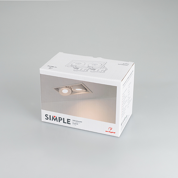 Встраиваемый светильник Arlight Simple 028151