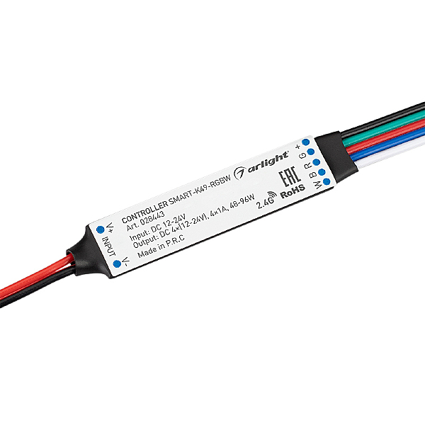 Миниатюрный контроллер для RGBW светодиодной ленты (ШИМ) Arlight 028443
