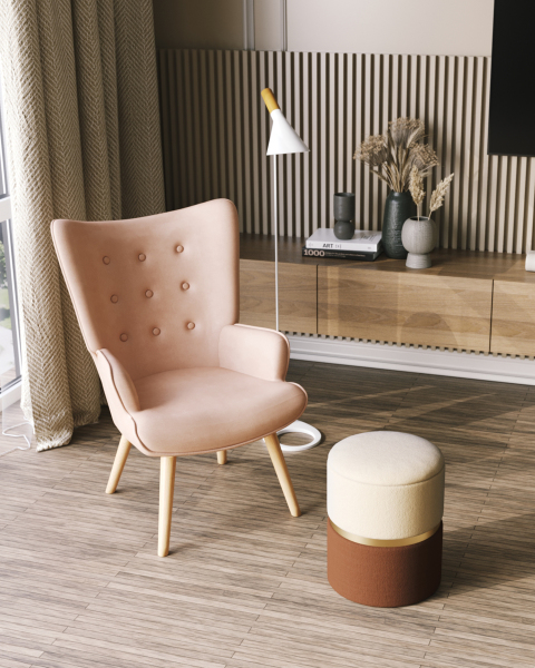 Пуфик Stool Group Кэрри 19A060CHHG HT2303-02-06