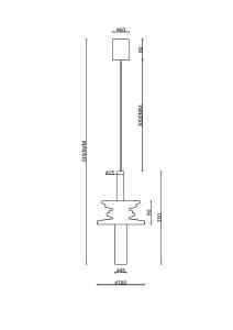 Светильник подвесной Maytoni Sound Wave MOD255PL-01B4