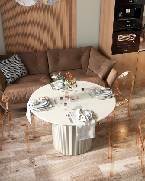Кухонный стол Stool Group Ballet DT-2102-B beige 1 top DUAL
