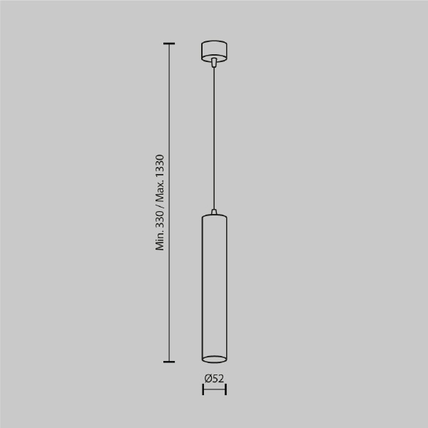 Светильник подвесной Maytoni Pendant P072PL-L12B4K-1