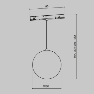 Трековый светильник Maytoni Luna Exility TR039-4-5WTW-DD-W