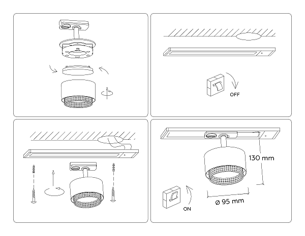 Трековый светильник Ambrella Track System GL5381