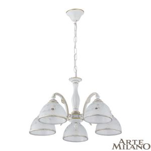 Подвесная люстра Arte Milano Am349737 349737/5 WT+G