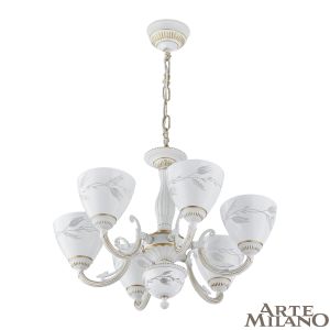 Подвесная люстра Arte Milano Am343659 343659/6 WT+G