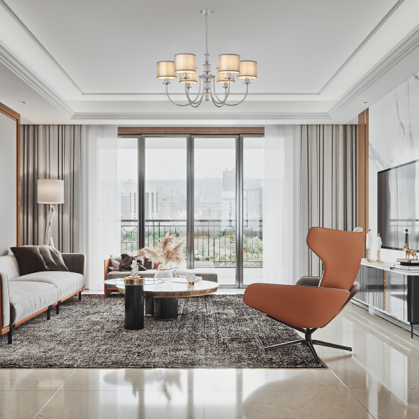 Люстра на штанге Arte Milano Am348401 348401/6 CR