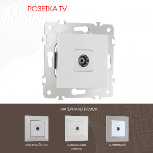 Розетка Arte Milano Am-203 203.43-1.silver