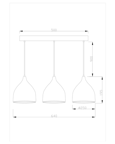 Светильник подвесной Moderli Ria V1400-3P