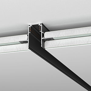 Шинопровод Elektrostandard Slim Magnetic Slim Magnetic Шинопровод встраиваемый под ГКЛ 12,5мм (черный) (3м) 85208/00
