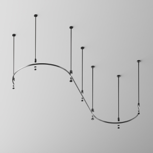 Шинопровод полукруг 800мм Maytoni Busbar trunkings Flarity TRX154-SR-D800-B
