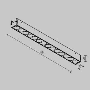 Трековый светильник Maytoni Points TR162-1-12W3K-M-B