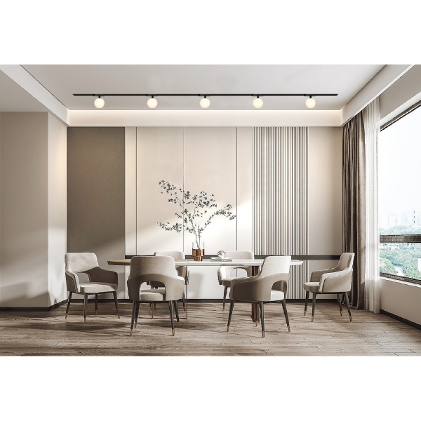 Трековый светильник iLEDEX TECHNICAL VISION48/25 4825-046-D120-6W-340DG-3000K-BK