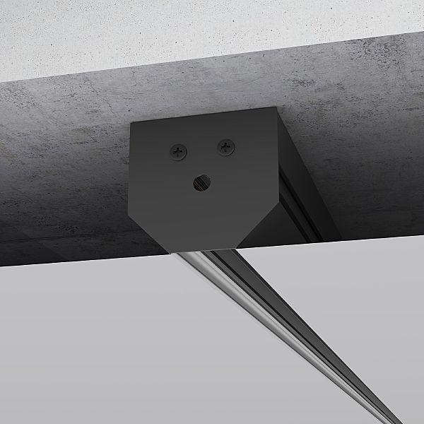 Заглушка Elektrostandard Slim Magnetic Slim Magnetic Заглушки для шинопровода в натяжной потолок 85204/00 (черный) (2 шт.) 85206/00