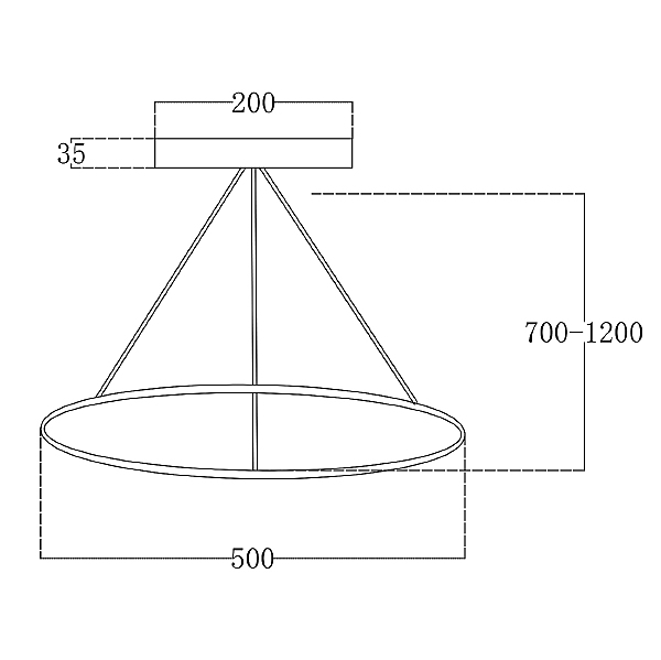 Подвесная люстра Escada Euler 10228/1LED