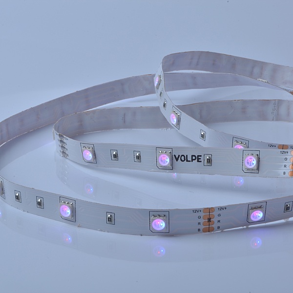 Комплект светодиодной ленты 3м Volpe Uls-q211 ULS-Q211 5050-30LED/m-IP20-3M-RGB RRP24C24 Комплект светодиодной ленты с адаптером и контроллером