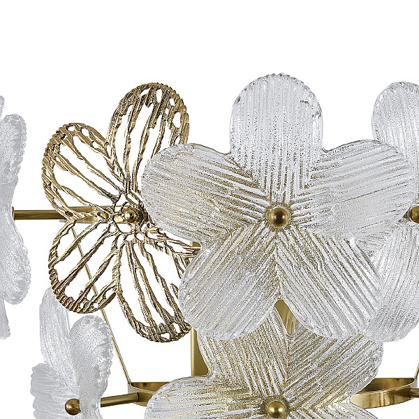 Настенное бра Indigo Fiori V000554 12049/2W Brass