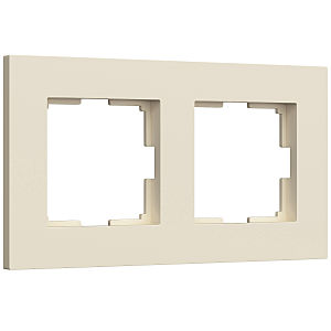 Рамка Werkel Slab айвори софт W0022962/ Рамка на 2 поста Slab (айвори софт)