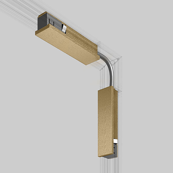 Коннектор для шинопровода Elektrostandard Line Magnetic Brass Line Гибкий коннектор (латунь) 85007/00