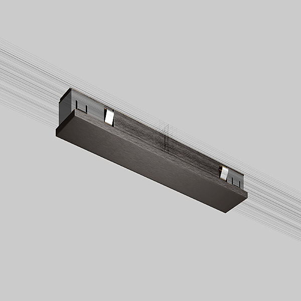 Коннектор для шинопровода Elektrostandard Line Magnetic Titan Line Прямой коннектор (титан) 85008/00