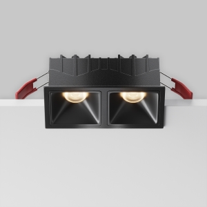 Встраиваемый светильник Maytoni Alfa LED DL043-02-10W3K-SQ-B-1