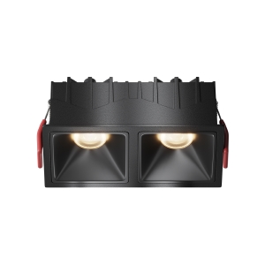 Встраиваемый светильник Maytoni Alfa LED DL043-02-10W3K-SQ-B-1