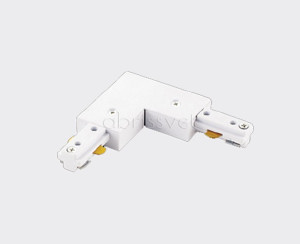 Соединитель для однофазного трека угловой Italline WSO WSO 74 white