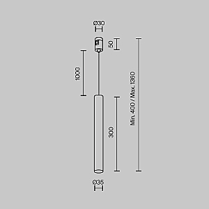Трековый светильник Maytoni Focus Led TR155-1-5W3K-BS