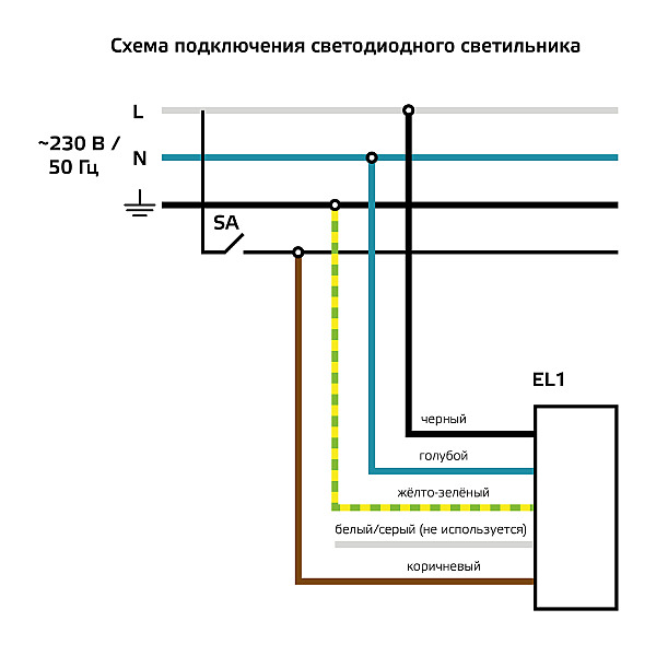 Светильник армстронг Gauss G1-A0-00070-01GA3-4003040